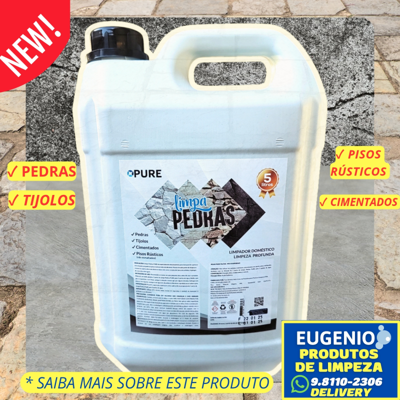 Limpa Pedras PURE Concentrado  Premium 5 Litros 