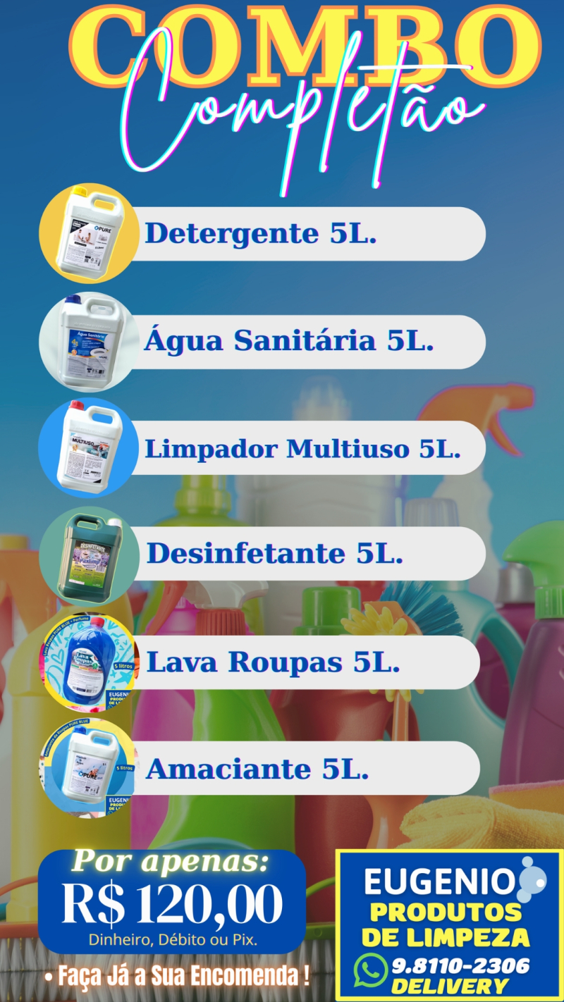 COMBO COMPLETÃO 10% OFF