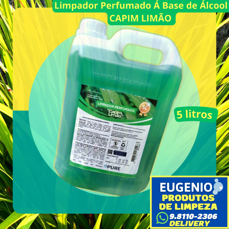 PROMOÇÃO Limpador Perfumado Capim Limão 5 Litros 
